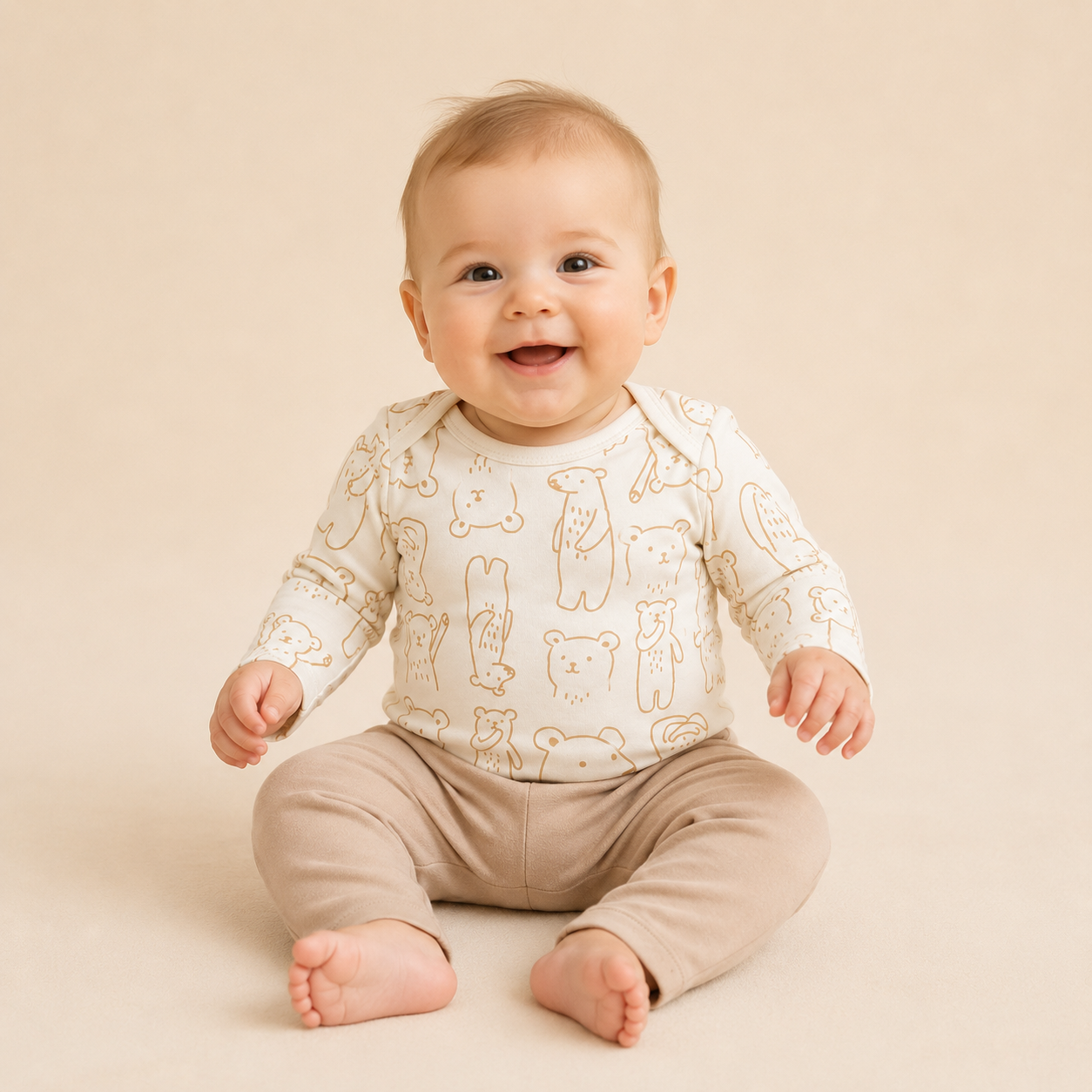 ⭕️ CONJUNTO 2 PIEZAS PIJAMA OSO | MARA BABY