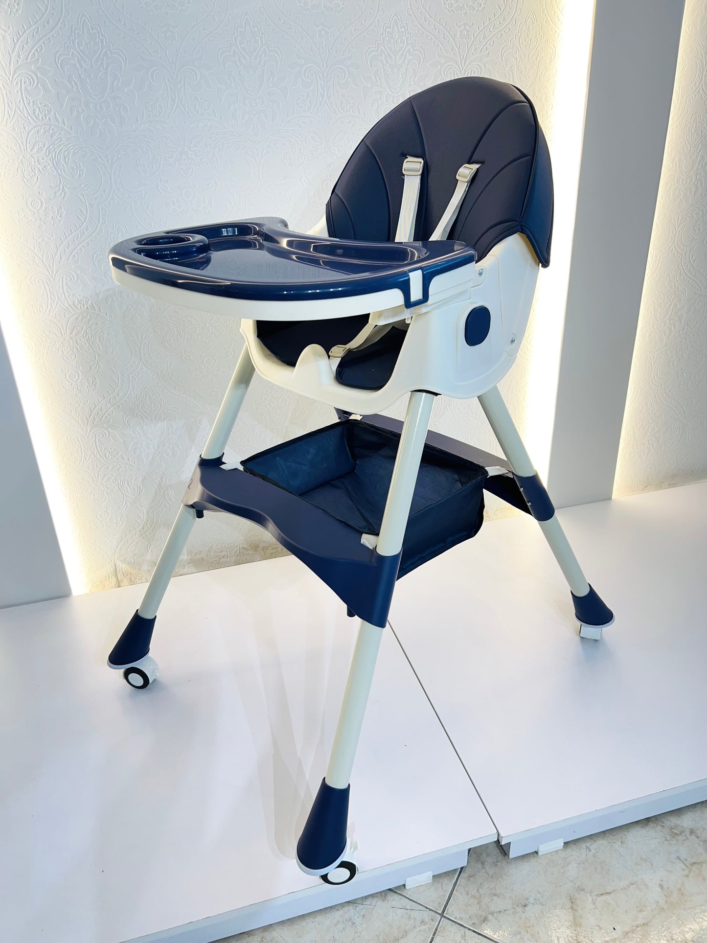 SILLAS COMEDOR BURBAY AZUL OSCURO