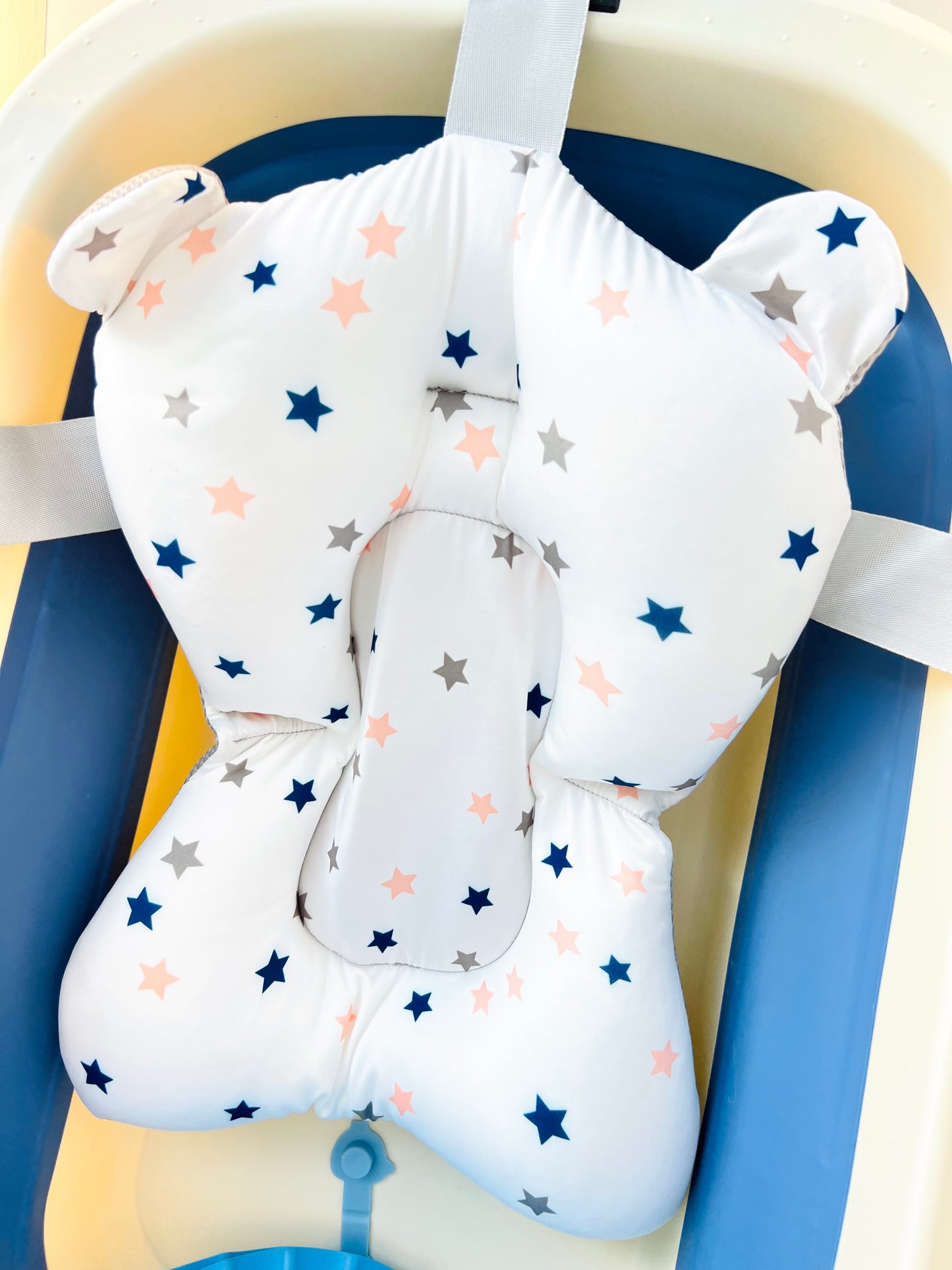 BAÑERA PLEGABLE CON ACCESORIOS PARA BEBÉ