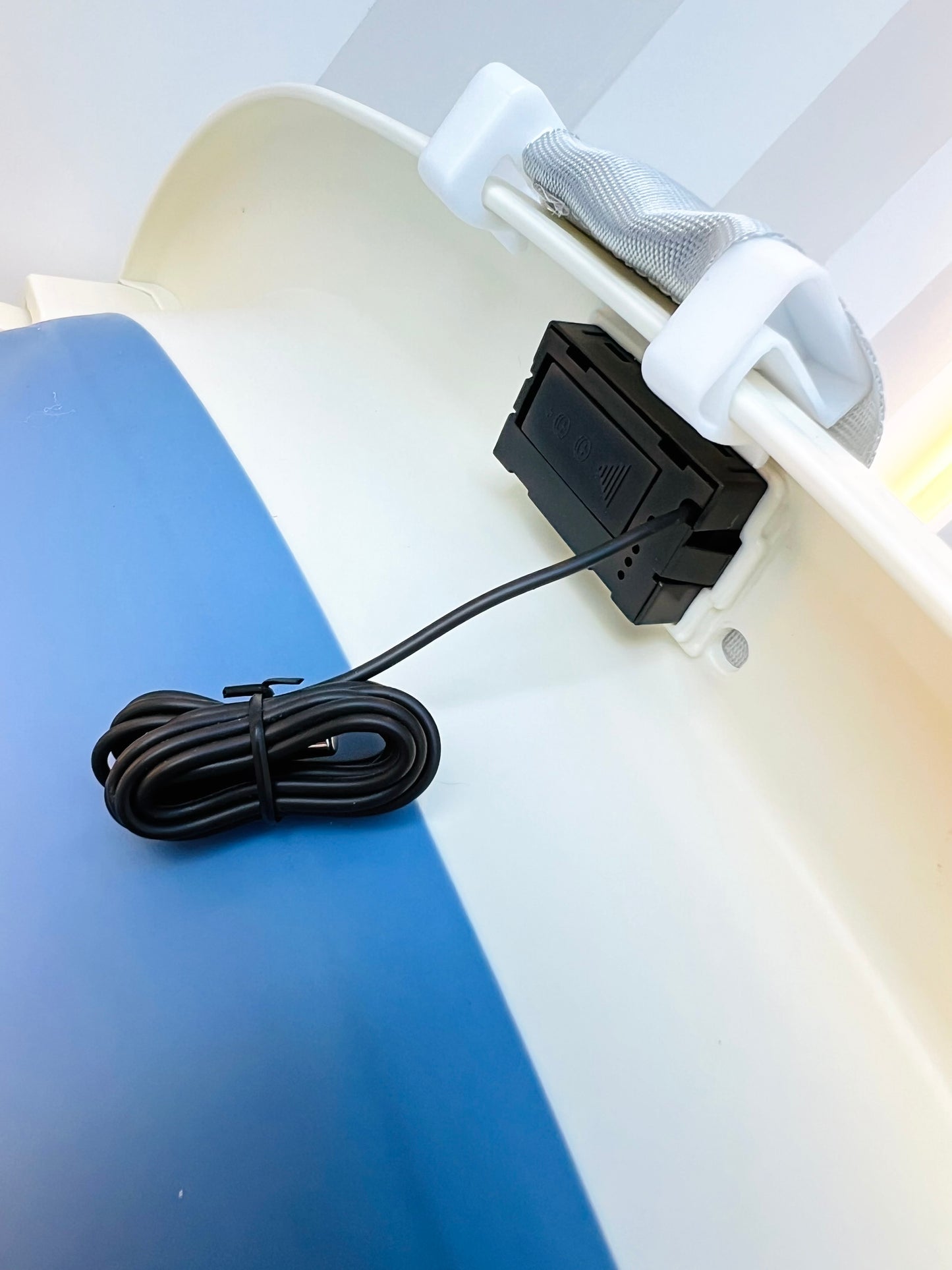BAÑERA PLEGABLE CON ACCESORIOS PARA BEBÉ AZUL