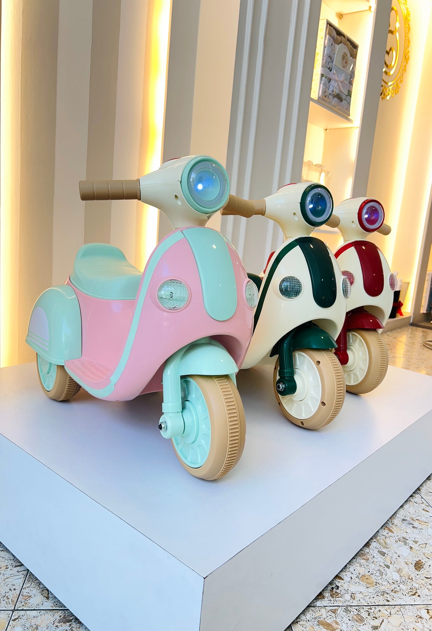 MINI MOTO ELÉCTRICA VINTAGE VERDE