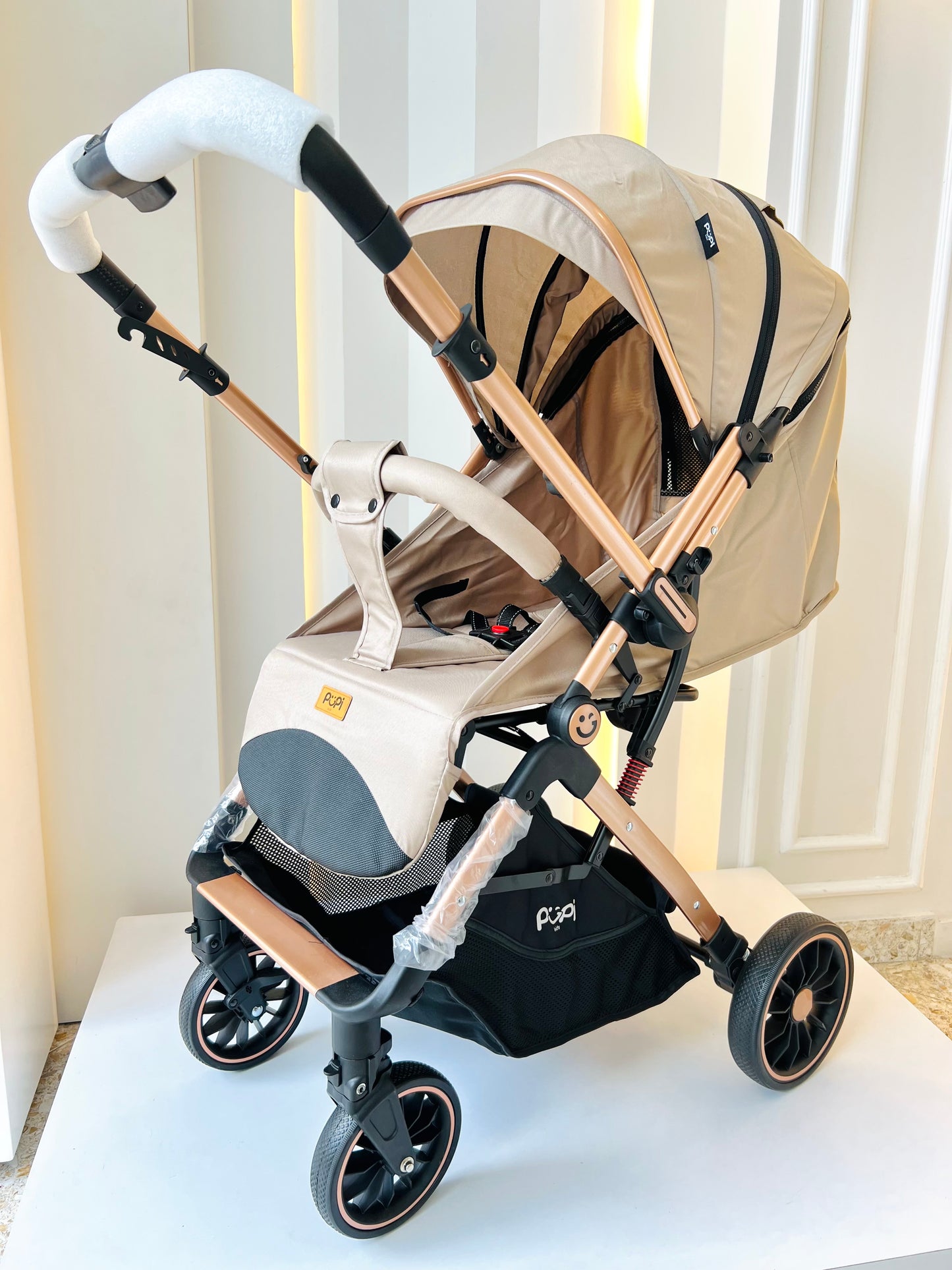 COCHE MALETA REVERSIBLE PUPI