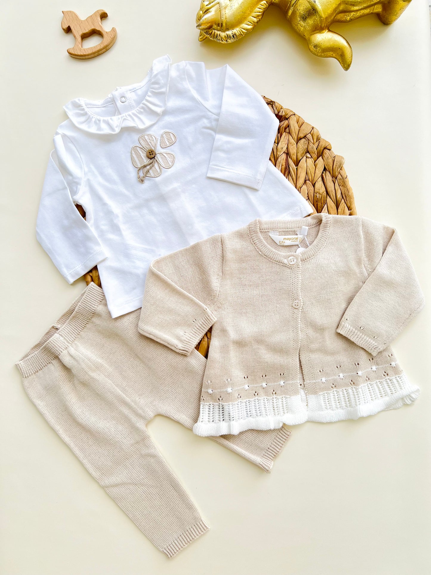 CONJUNTO TRES PIEZAS TRICOT MAYORAL