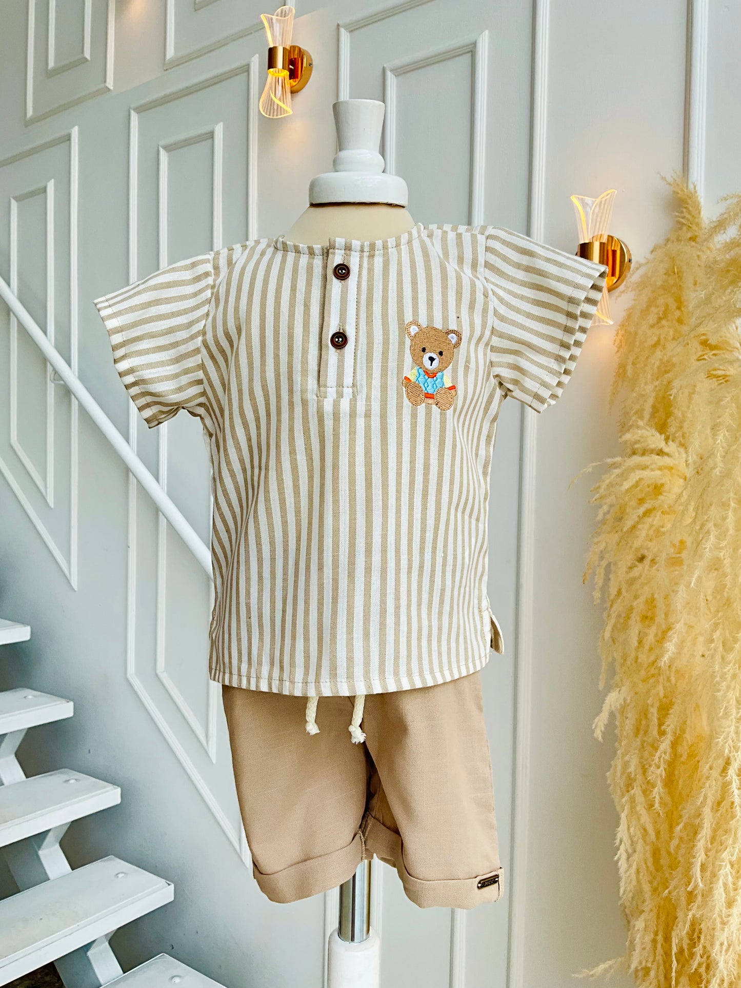 Conjunto safari rayitas