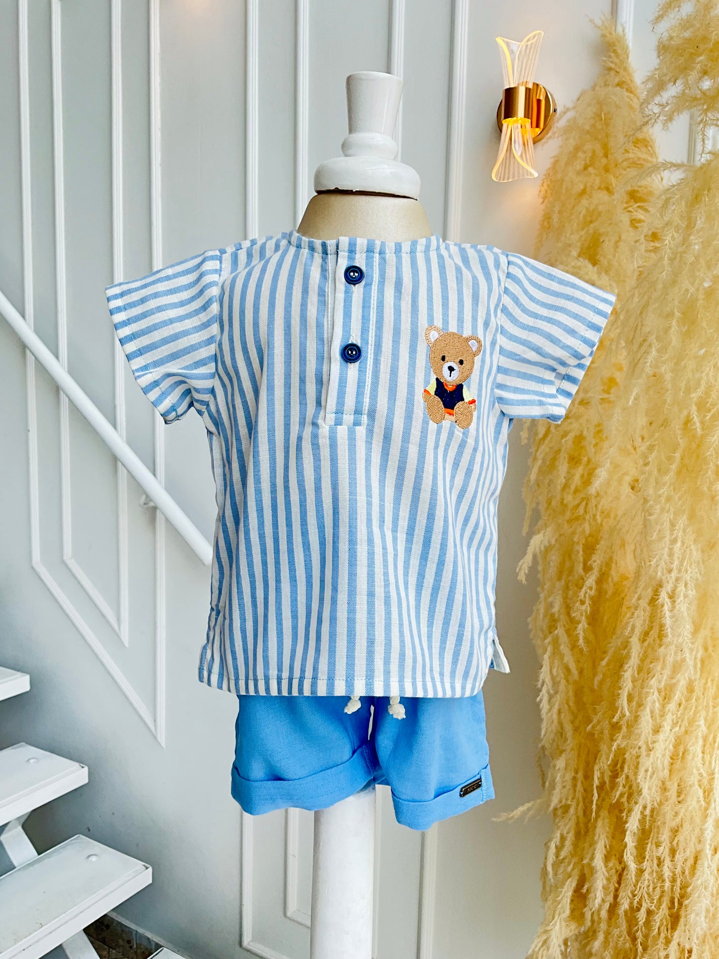Conjunto safari rayitas