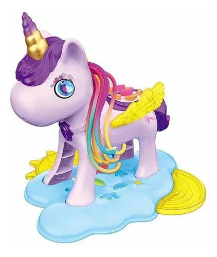 UNICORNIO DIDÁCTICO DE PLASTILINA