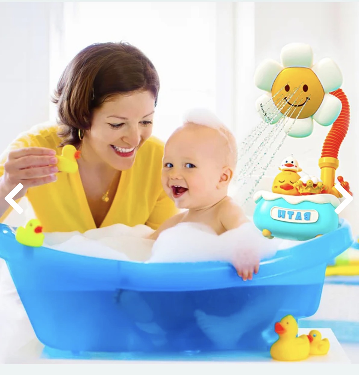 Regadera Interactiva con Patitos – Juguete de Baño con 3 Modos de Rociado