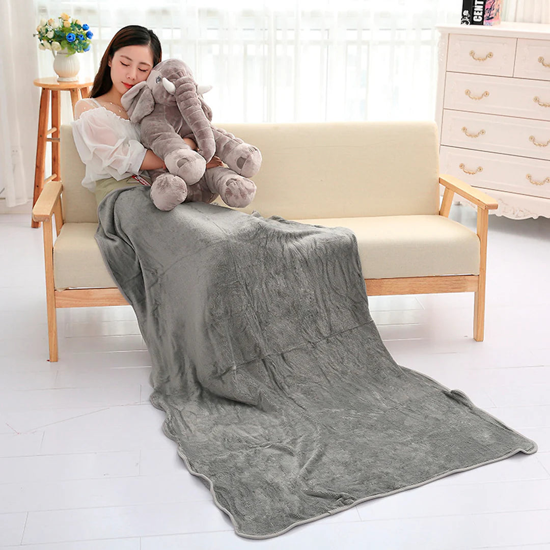 PELUCHE ELEFANTE CON COBIJA HIPOALERGENICO