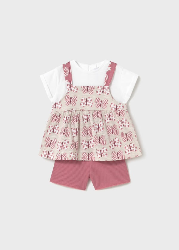 CONJUNTO TRES PIEZAS MARIPOSAS MAYORAL