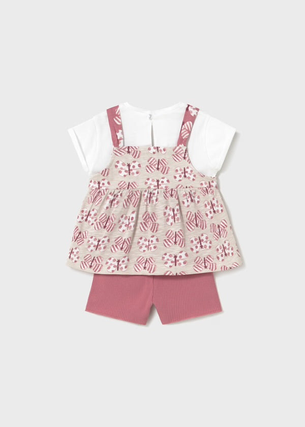 CONJUNTO TRES PIEZAS MARIPOSAS MAYORAL