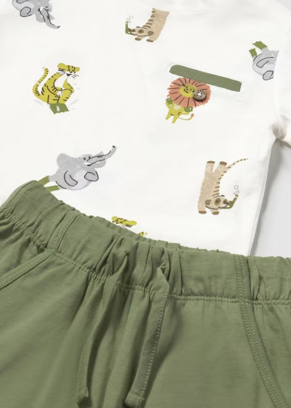 CONJUNTO TRES PIEZAS ESTAMPADO MAYORAL