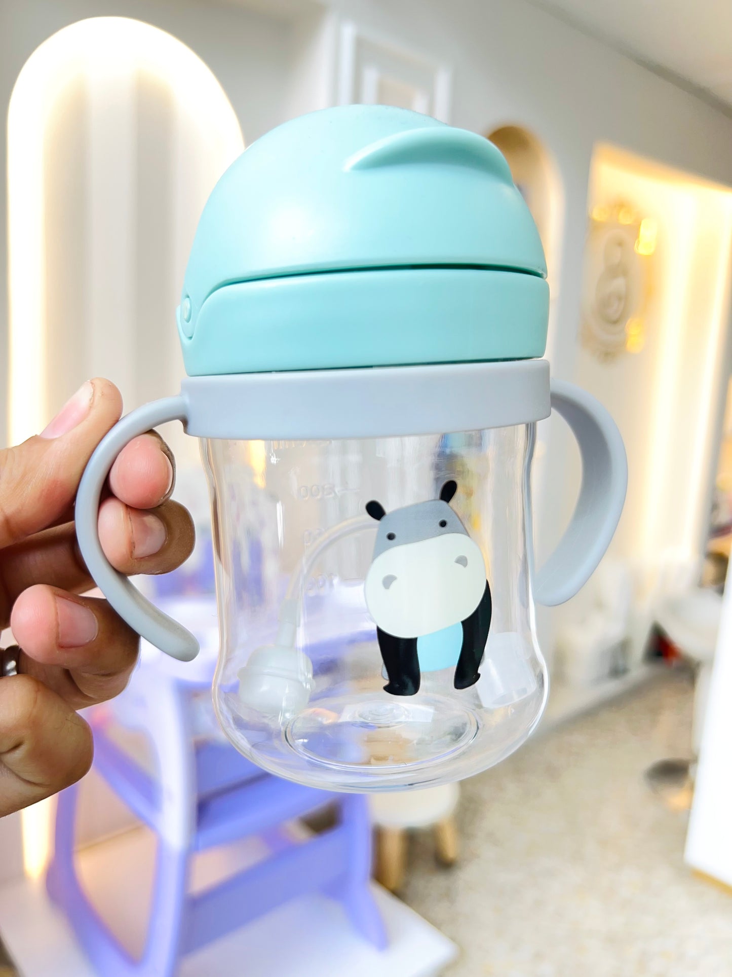 VASO ENTRENADOR CON PITILLO RETRÁCTIL