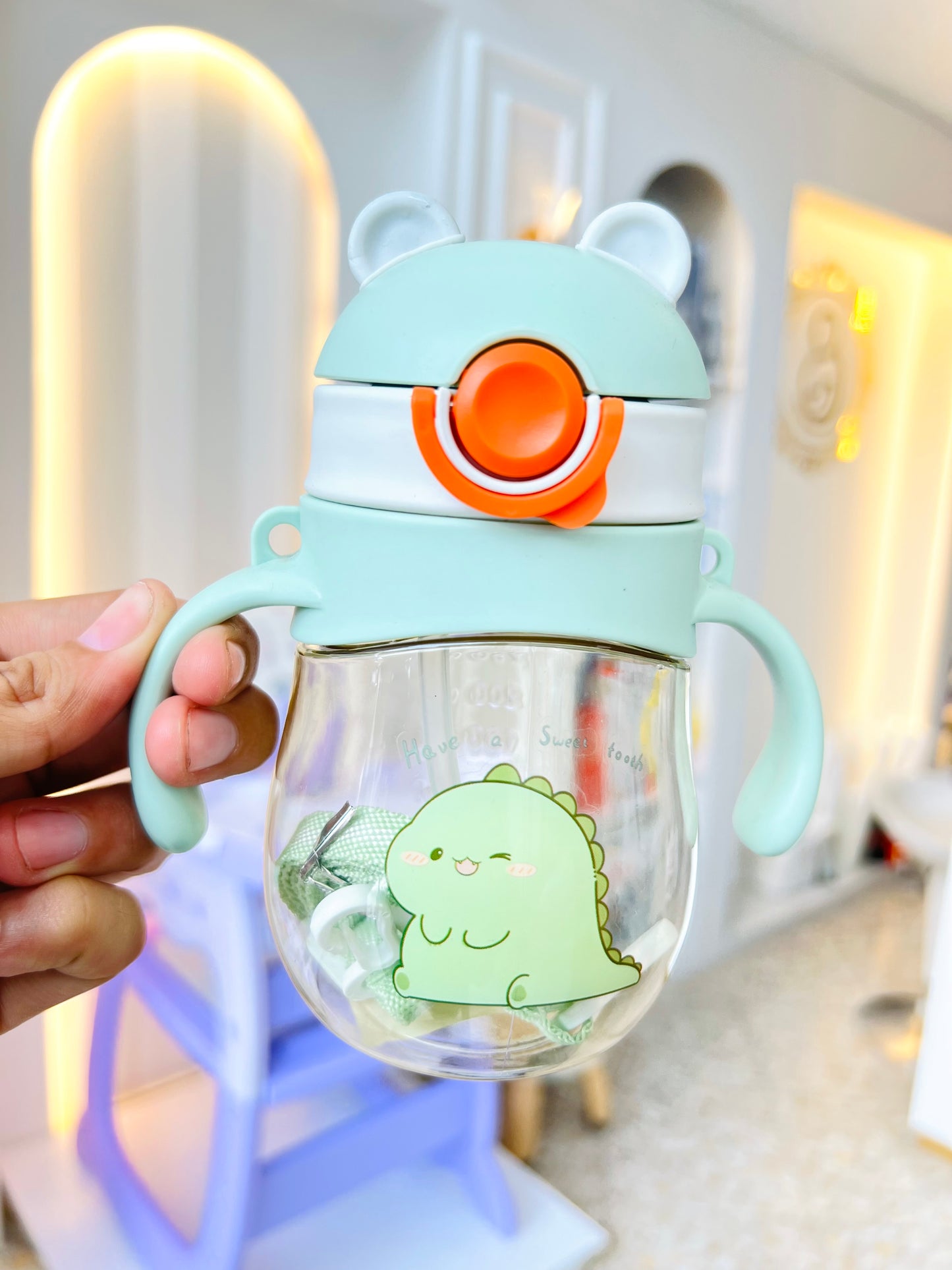 Vaso entrenador con pitillo “Little Forest”