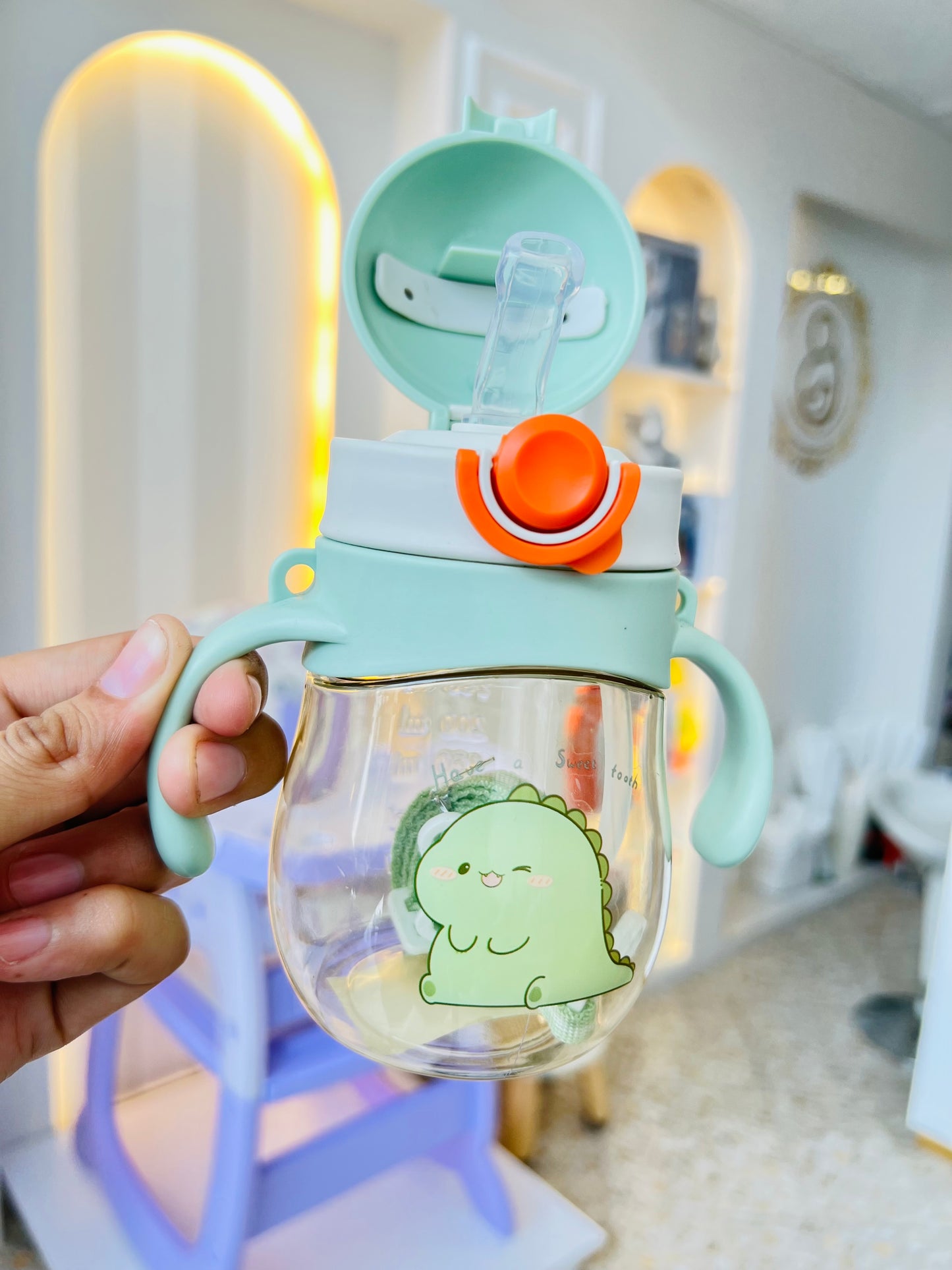 Vaso entrenador con pitillo “Little Forest”