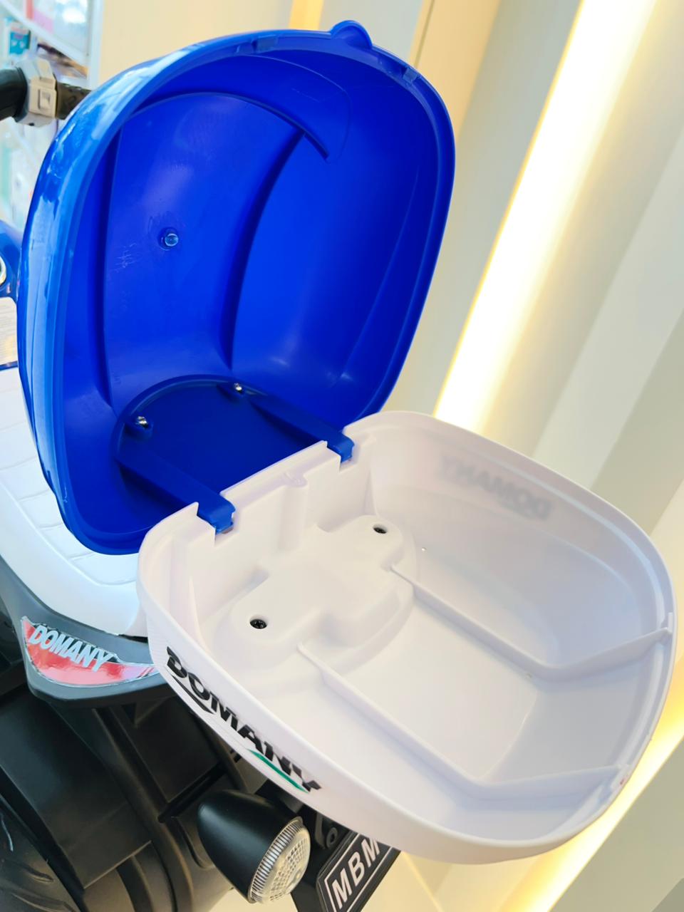 Moto eléctrica infantil Domany azul