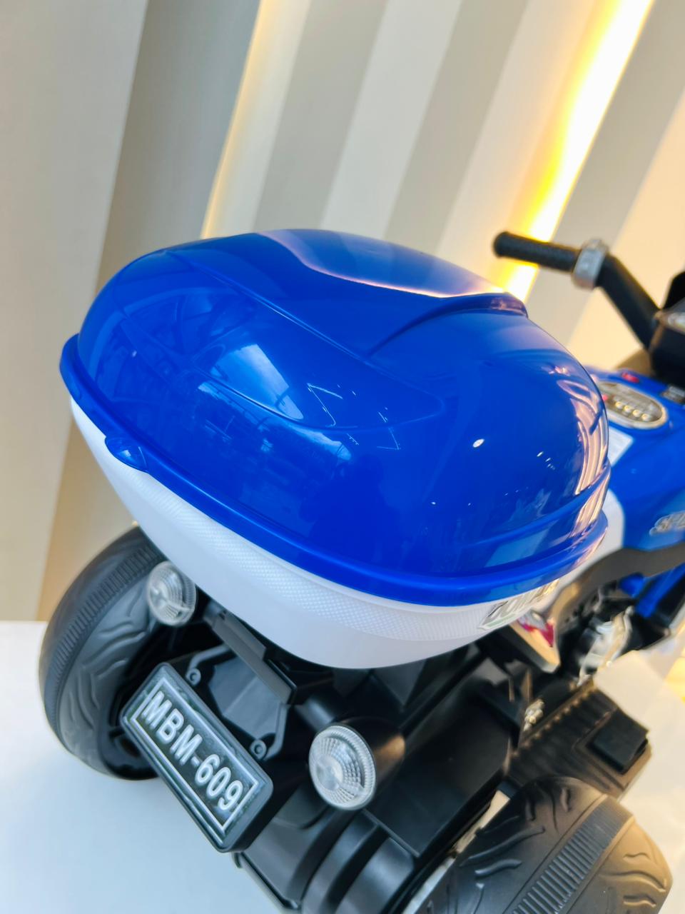 Moto eléctrica infantil Domany azul