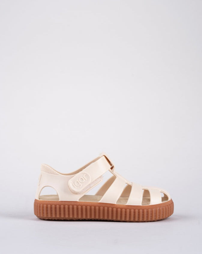 SANDALIAS IGOR NICO CARAMELO MARFIL