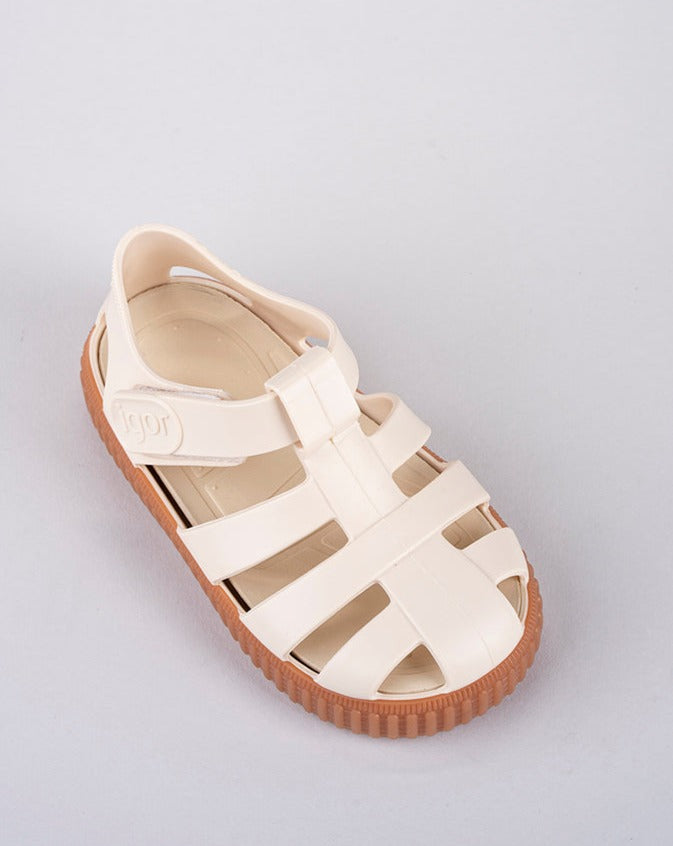 SANDALIAS IGOR NICO CARAMELO MARFIL