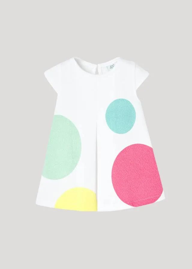 VESTIDO CON MAXI LUNARES BOBOLI