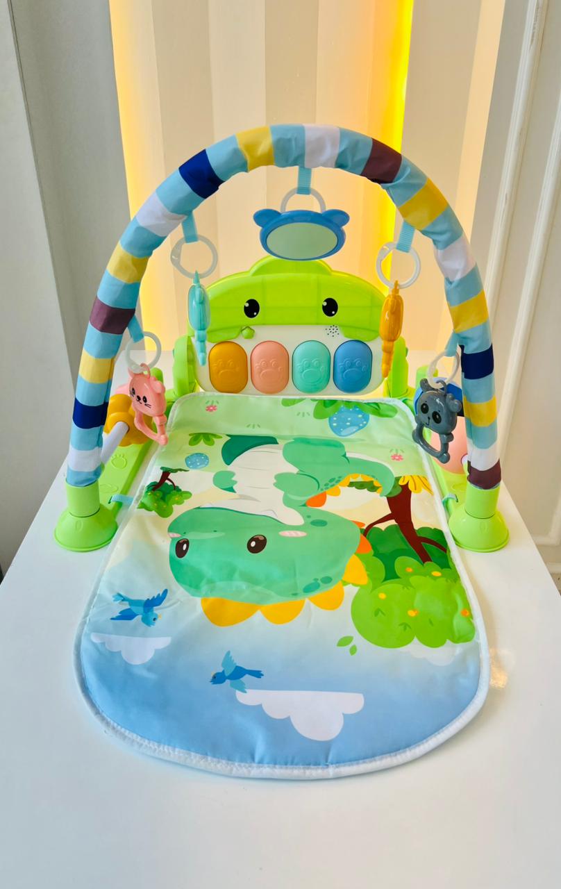 GIMNASIO MUSICAL INTERACTIVO - DISEÑO DINOSAURIO VERDE