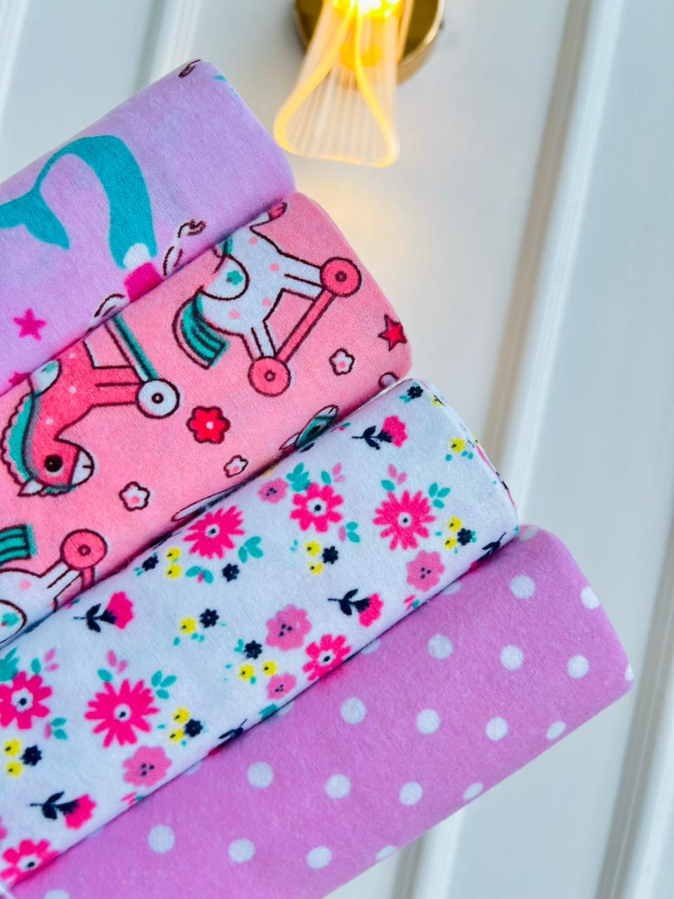 SET 4 MANTAS MUSELINAS - 100% ALGODON KOLACO