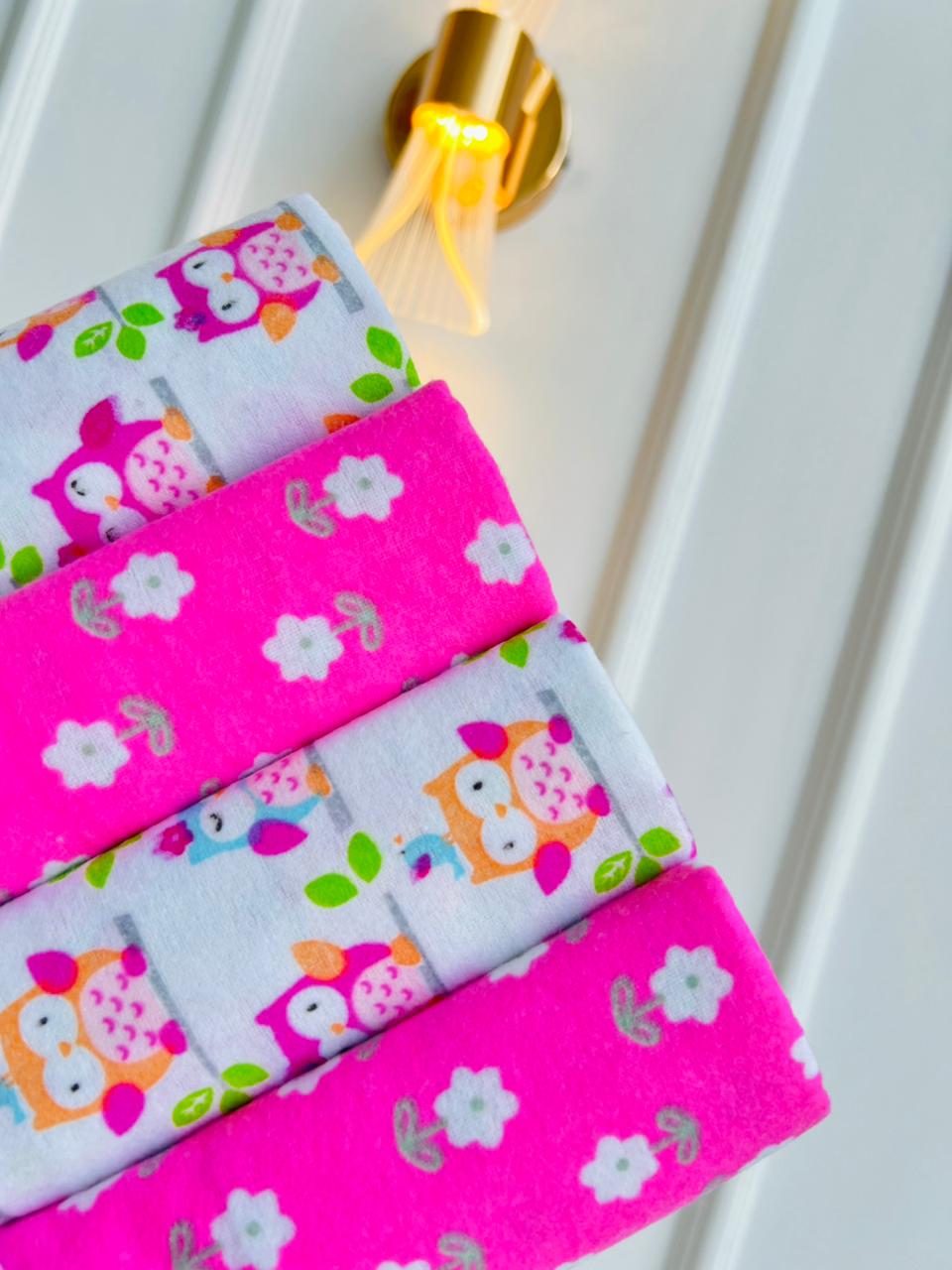 SET 4 MANTAS MUSELINAS - 100% ALGODON KOLACO