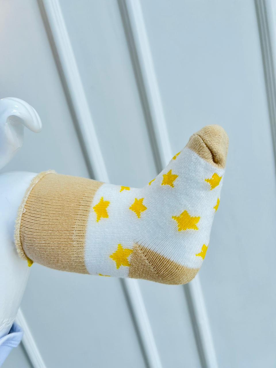 MEDIAS SUAVES PARA BEBE - DISEÑO ESTRELLAS