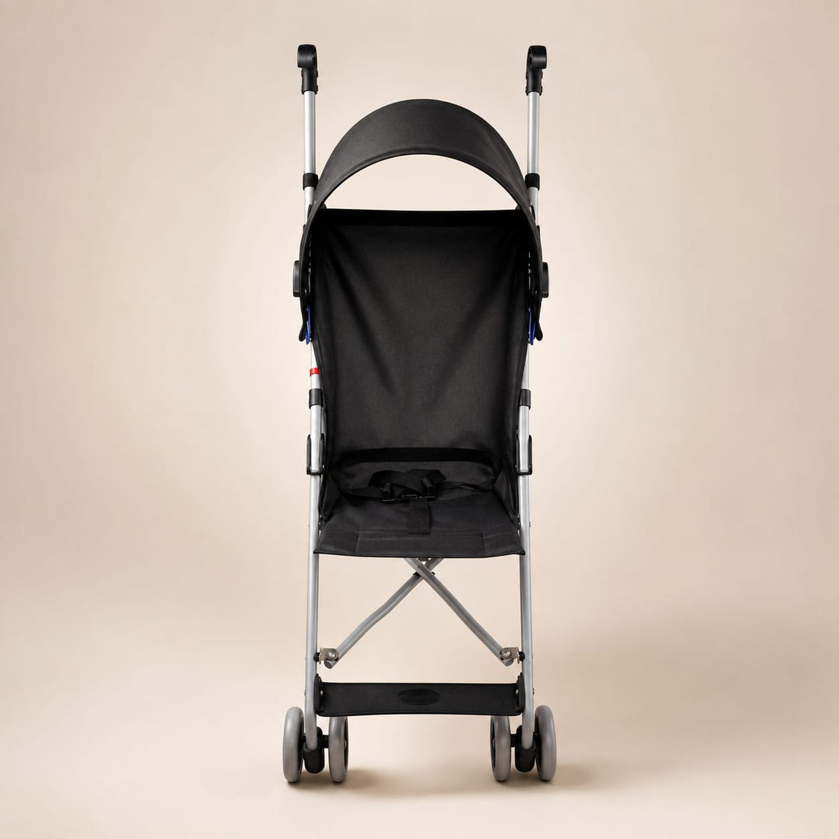 Coche paragüero Blum negro – vista frontal completa