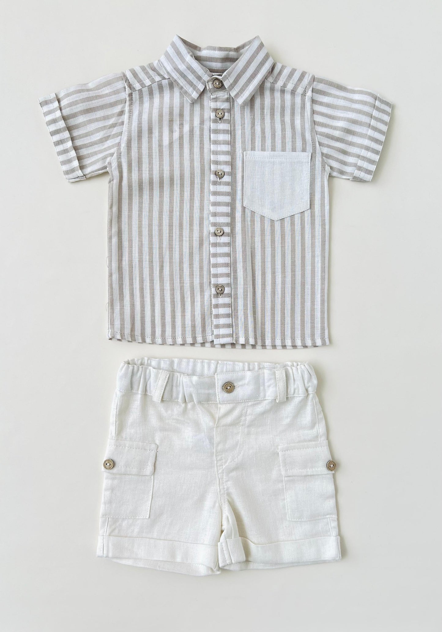 CONJUNTO ELEGANCE LINO - BEBÉ FELIZ