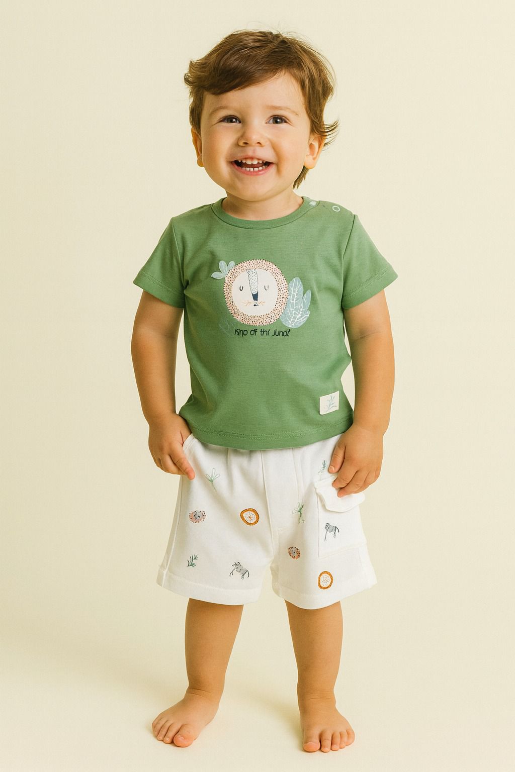 CONJUNTO REY DE LA SELVA BEBÉ FELIZ