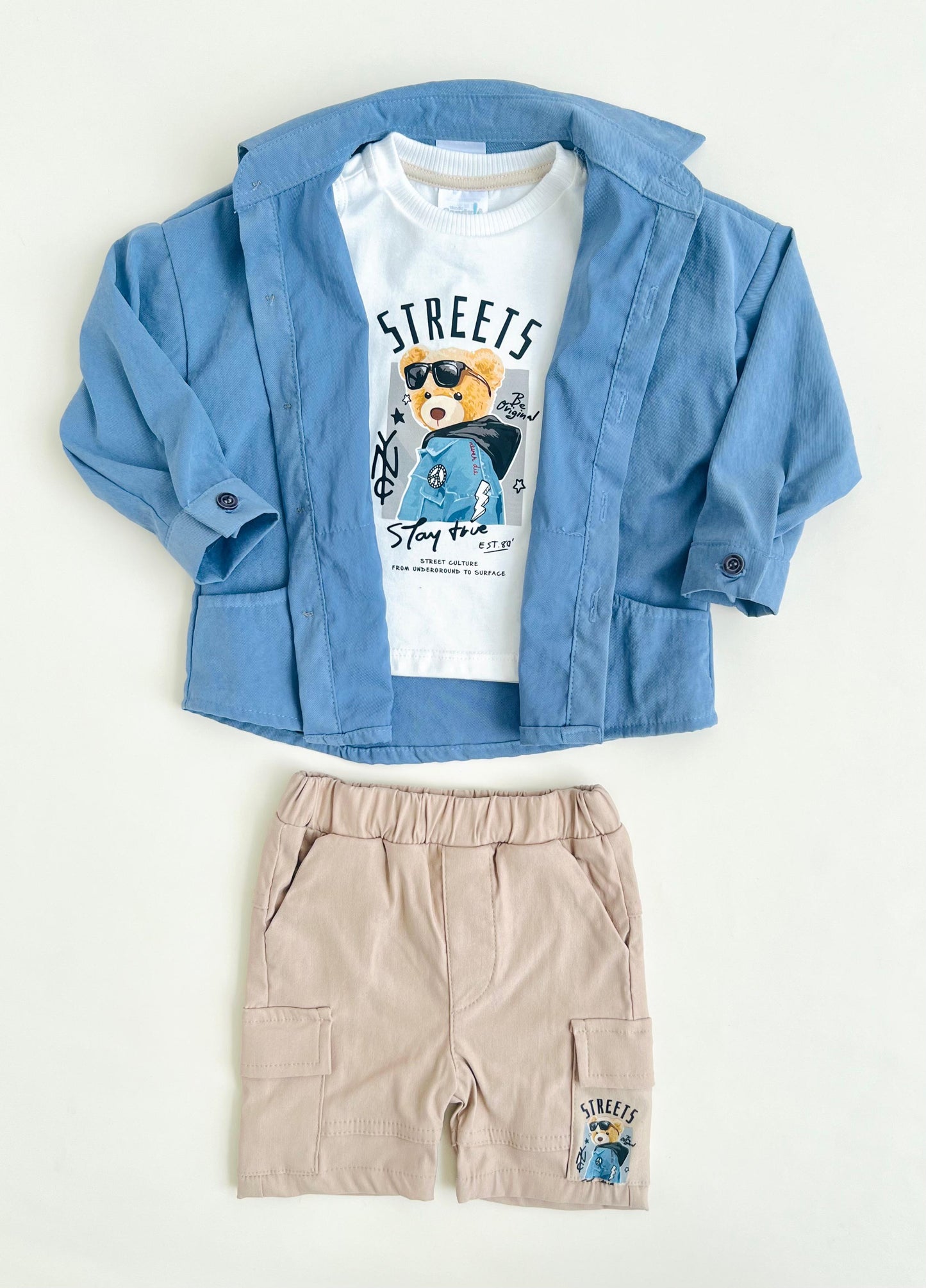CONJUNTO 3 PIEZA “STREET BEAR”