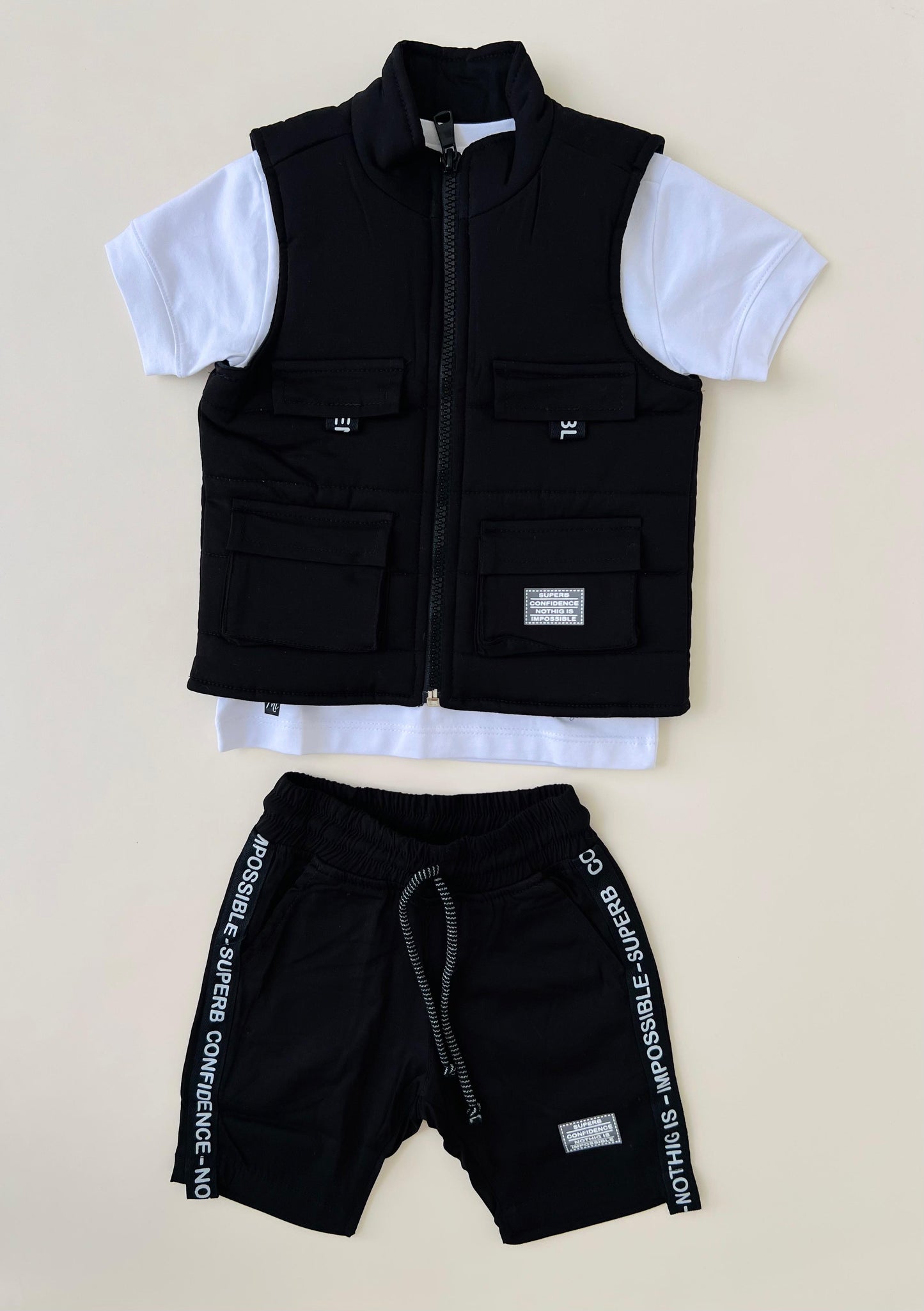 CONJUNTO URBANO 3 PIEZAS CON CHALECO