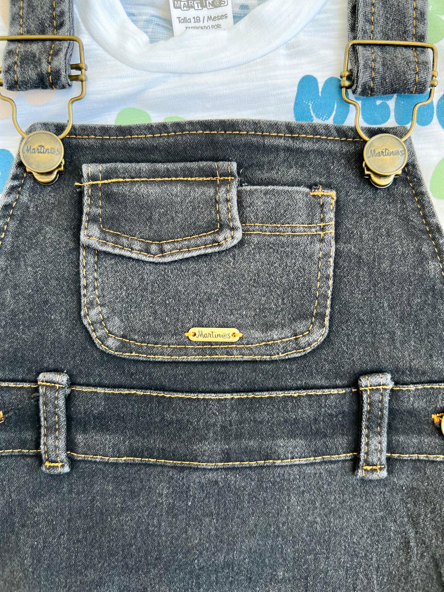 JARDINERA DENIM INFANTIL MARTIN@S
