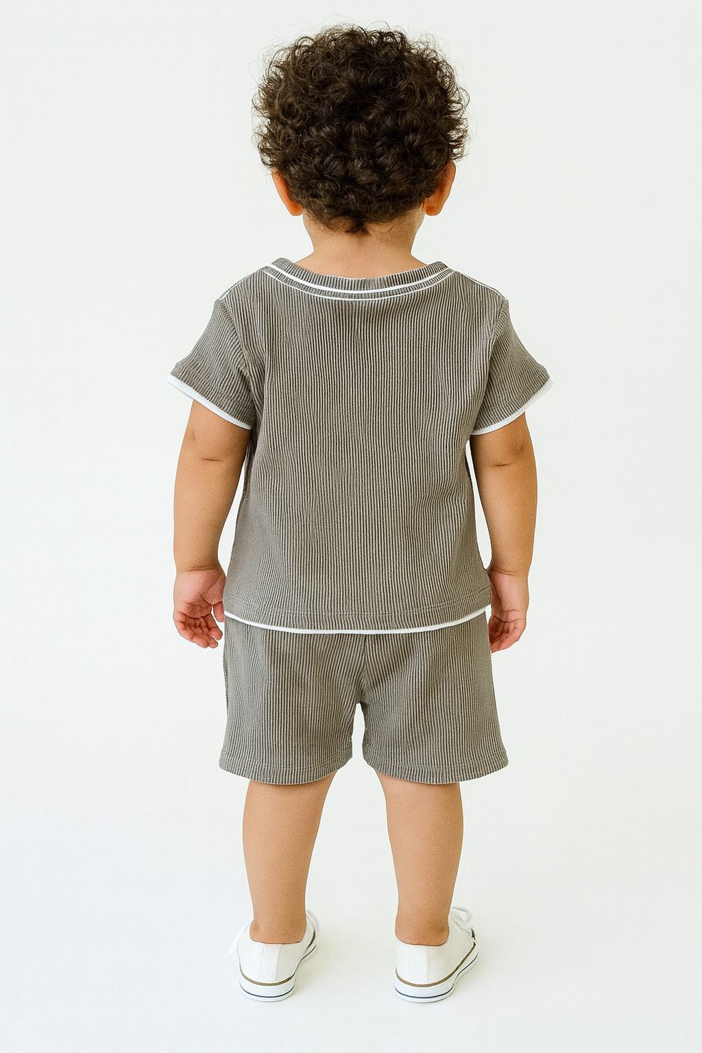 CONJUNTO INFANTIL TEJIDO WAFFLE