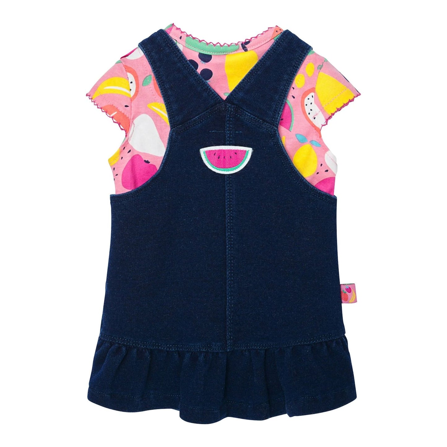 SET VESTIDO Y CAMISETA FRUTAL BOBOLI
