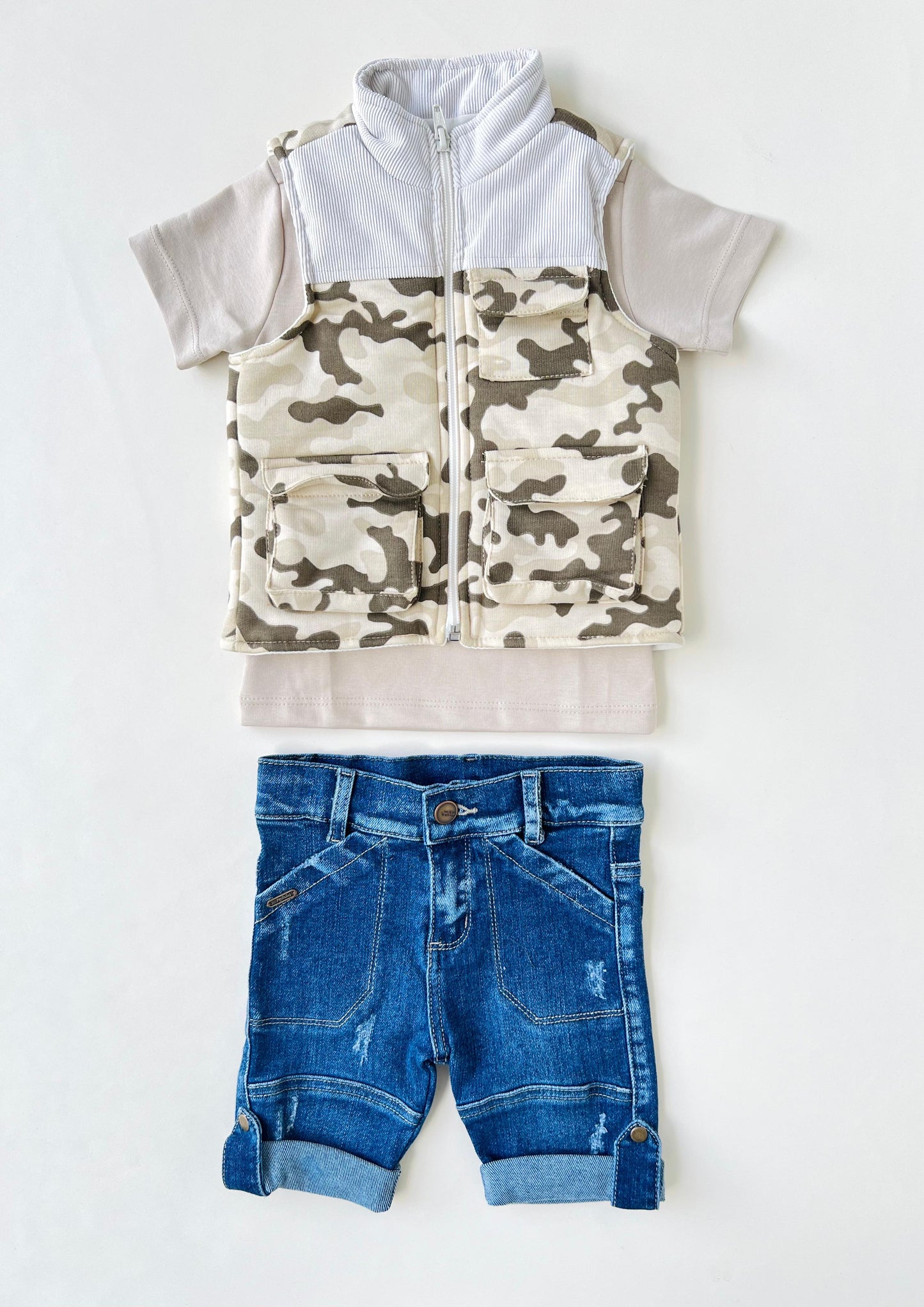 CONJUNTO 3 PIEZAS CHALECO EXPLORER