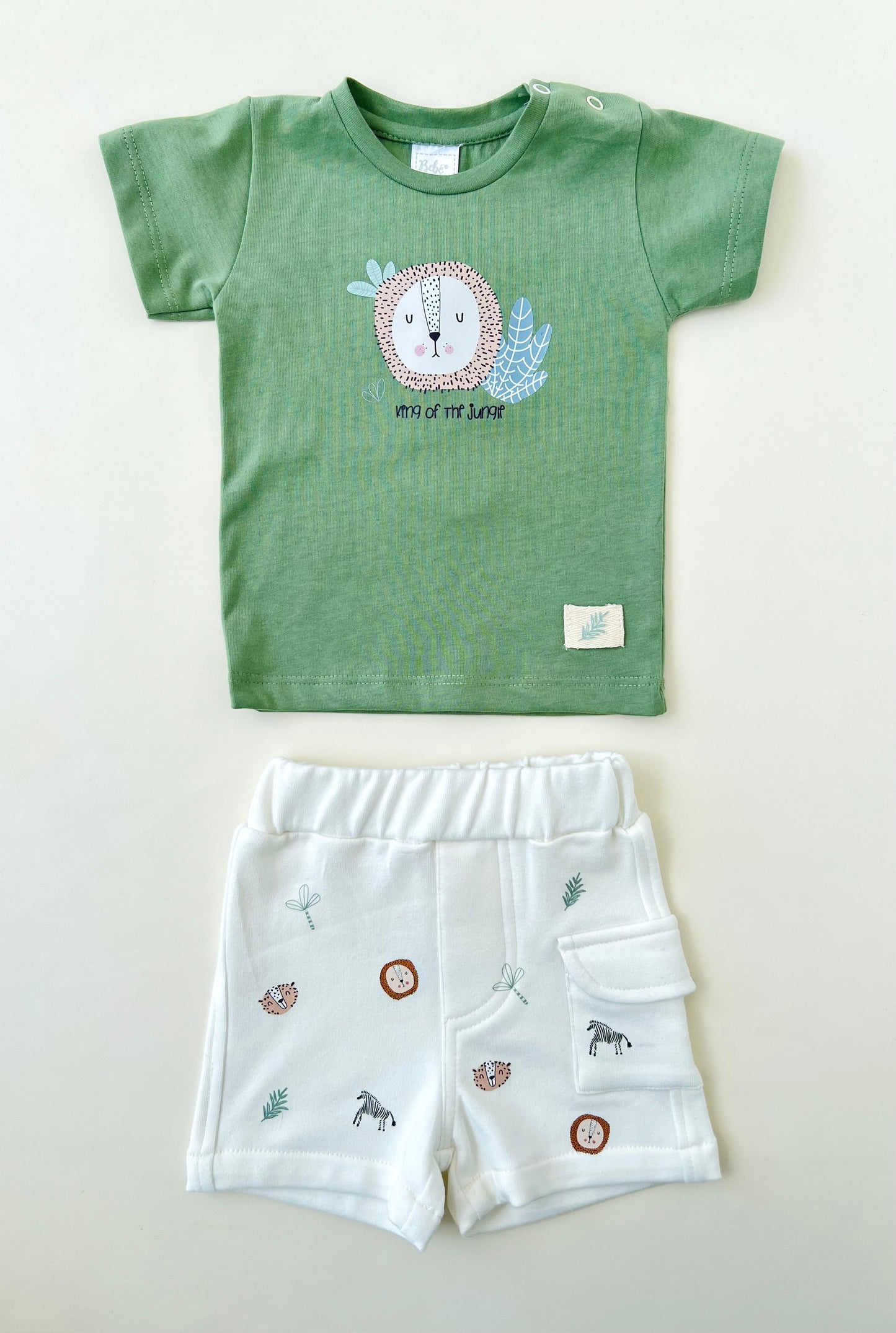 CONJUNTO REY DE LA SELVA BEBÉ FELIZ