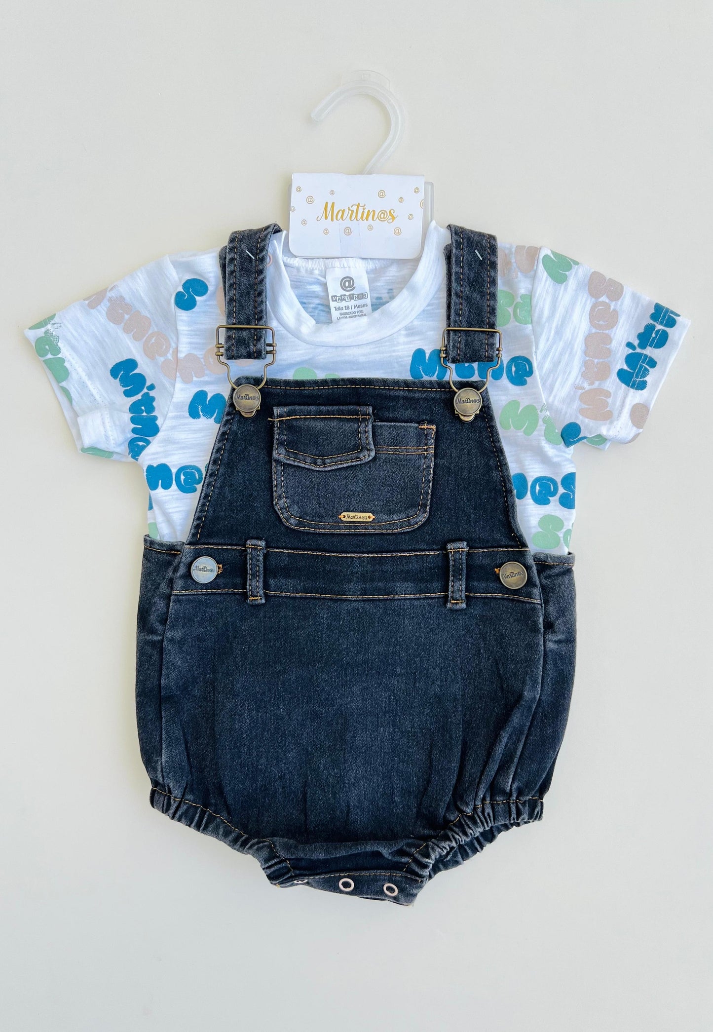 JARDINERA DENIM INFANTIL MARTIN@S