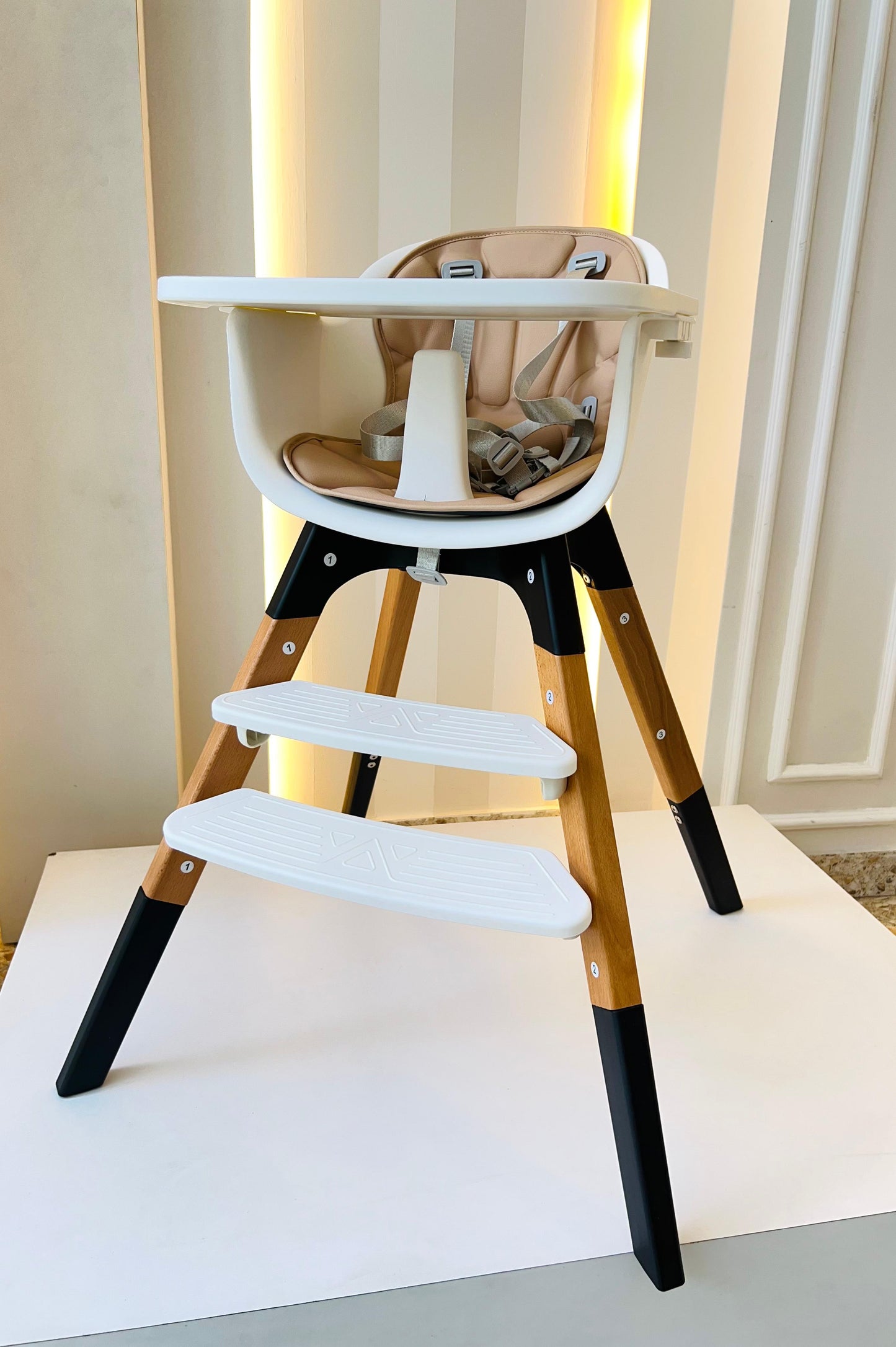 SILLA COMEDOR DELUXE DE MADERA ROSADA