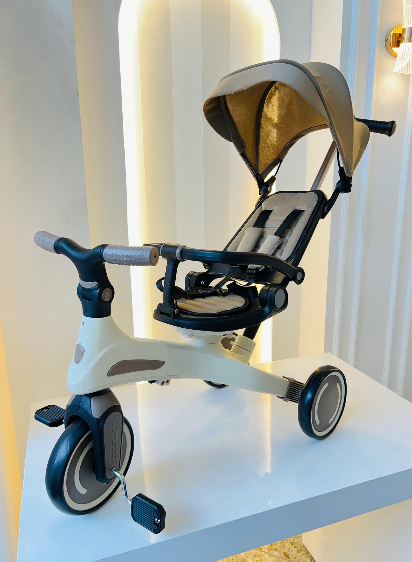 PASEADOR EVOLUTIVO 5 EN 1 PREMIUM - COLOR CAFE