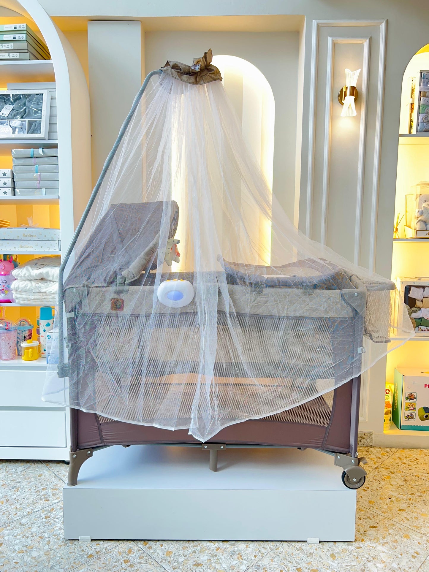 CUNA CORRAL COLECHO SILVER - MAXIBABY