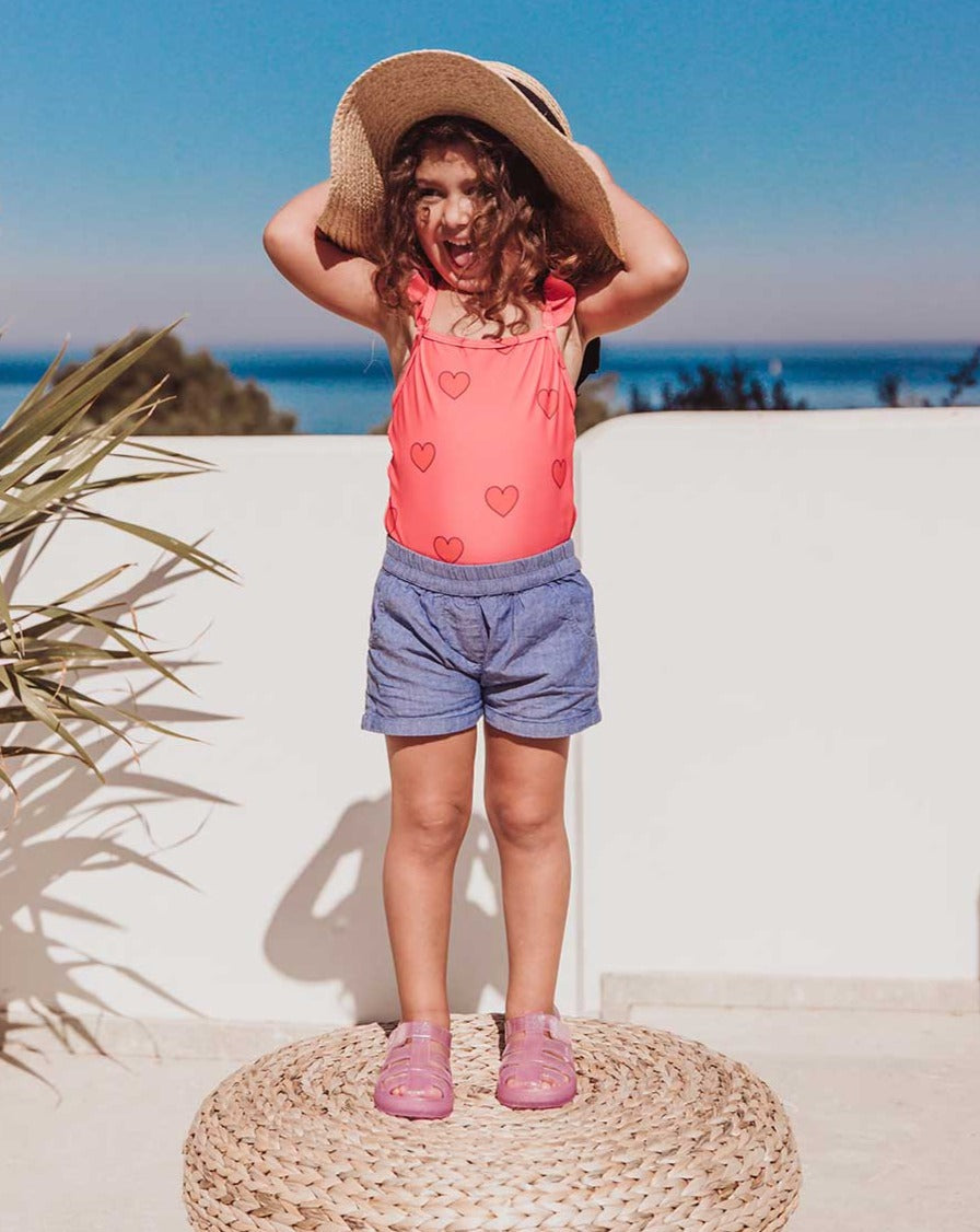 SANDALIAS IGOR STAR GLITTER ROSA