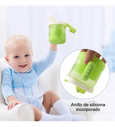 VASO PITILLO COCODRILO 300ML AMARILLO