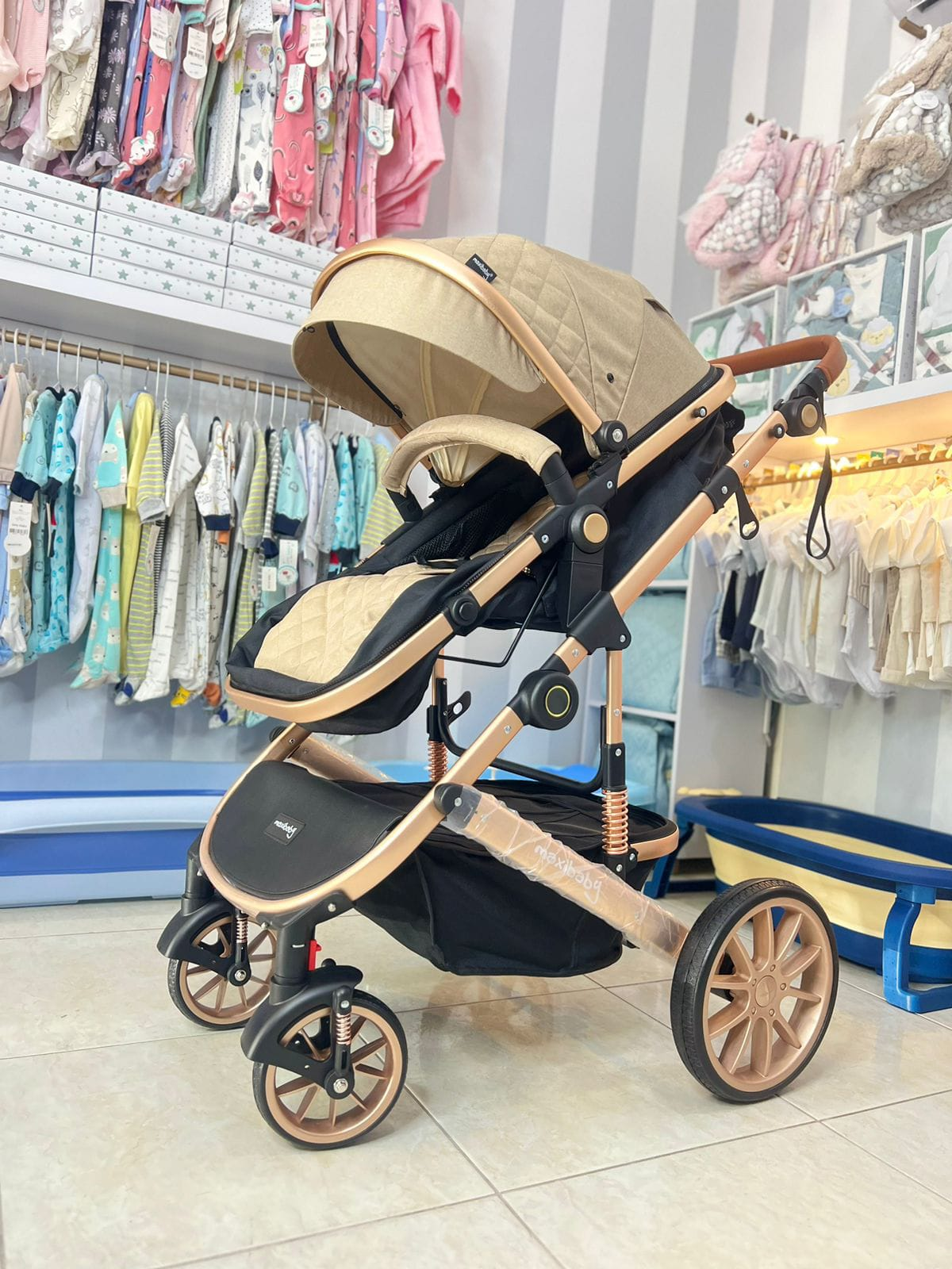 Coche Moises Gold Maxybaby