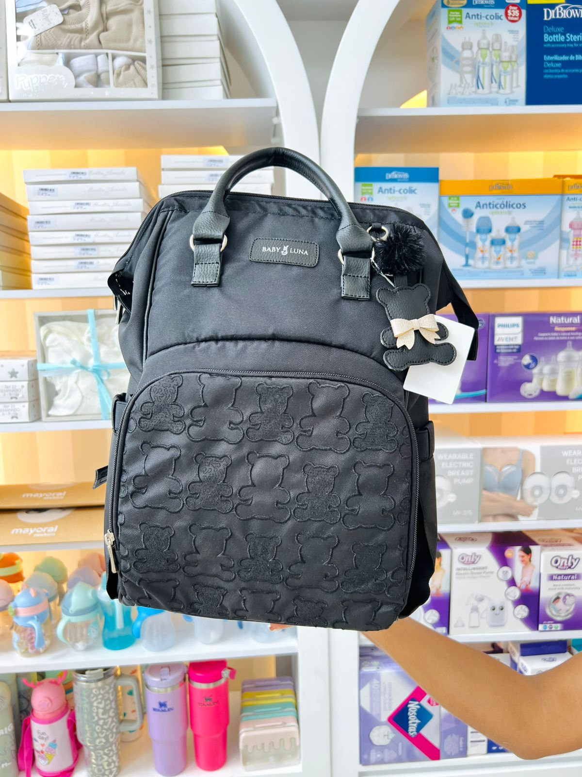 PAÑALERA MOCHILA TEDDY BABYLUNA
