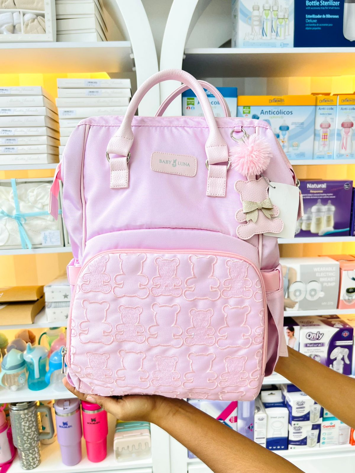 PAÑALERA MOCHILA TEDDY BABYLUNA