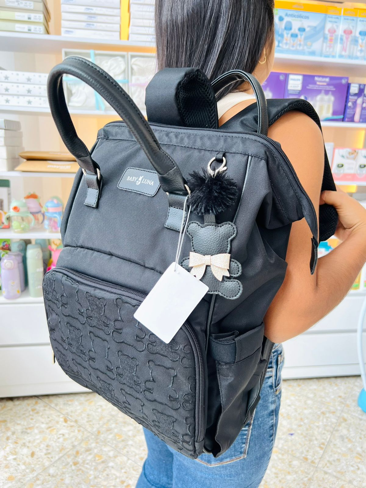 PAÑALERA MOCHILA TEDDY BABYLUNA
