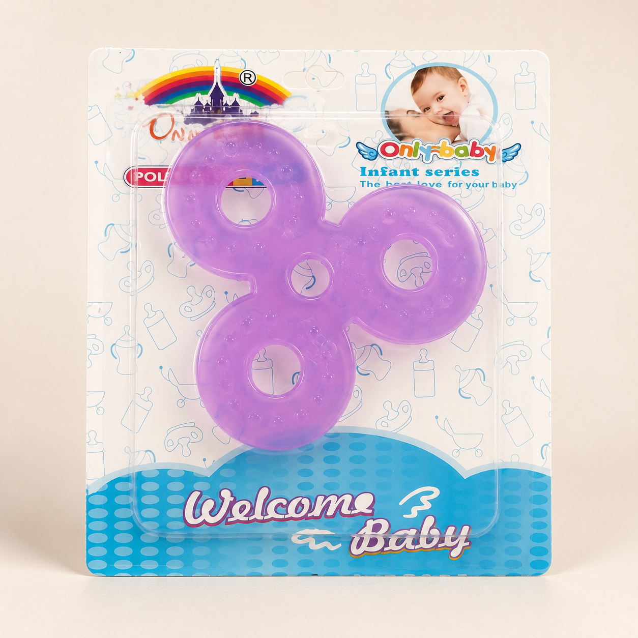 βοΈMordedor de Agua Mariposa Only Baby β Alivio Dental para BebΓ©s