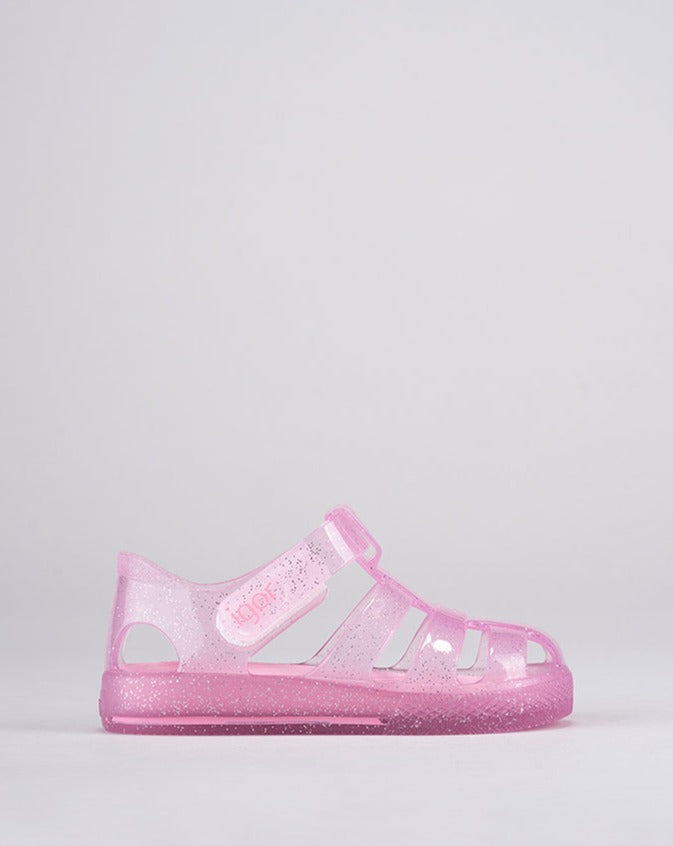 SANDALIAS IGOR STAR GLITTER ROSA