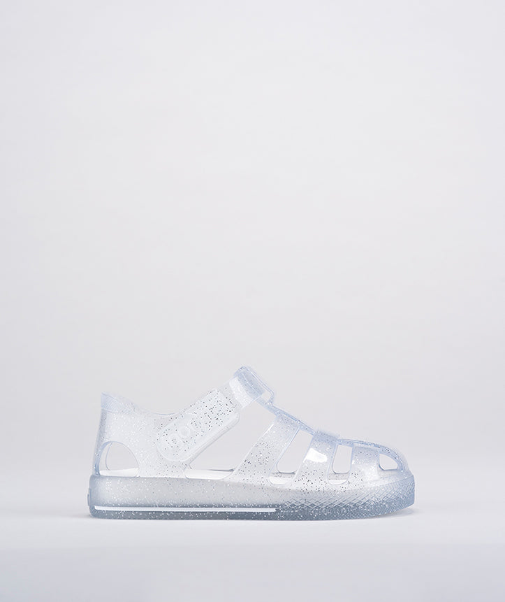 SANDALIAS IGOR STAR GLITTER TRANSPARENTE